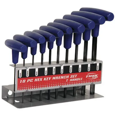 10 Piece Metric Hex Key Wrench Set - Tusk 1