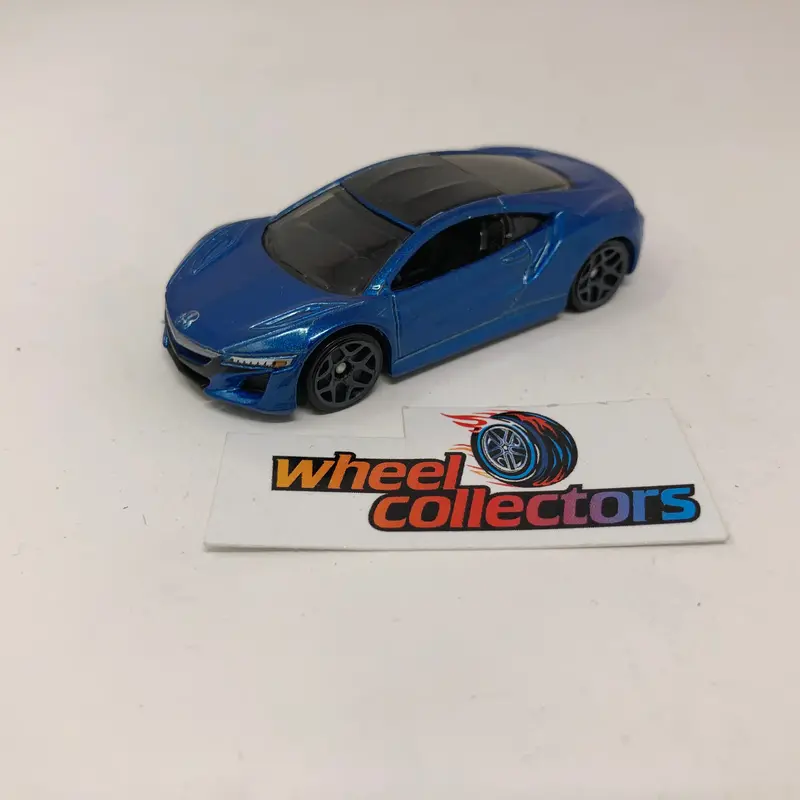 '17 Acura Nsx * Blue * Hot Wheels 1:64 Scale Diecast Loose 1
