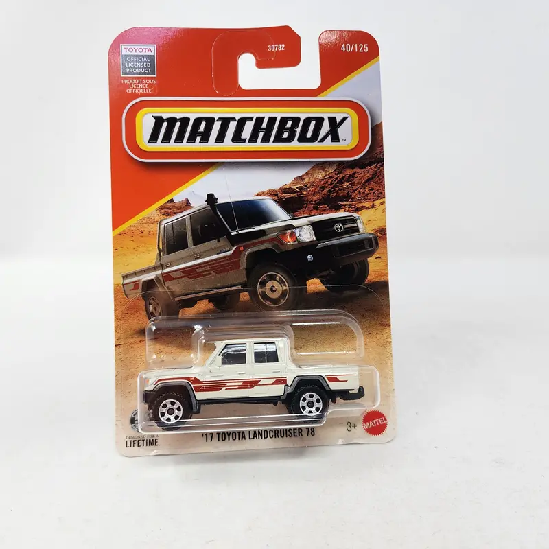 '17 Toyota Landcruiser 78 #40 * Off-White * 2026 Matchbox Basic Mainline Case C 1
