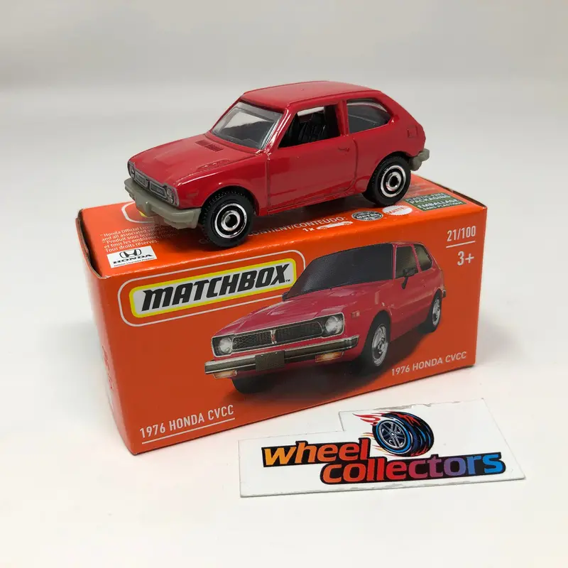 1976 Honda Cvcc * Power Grabs 2022 Matchbox Case B Release 1