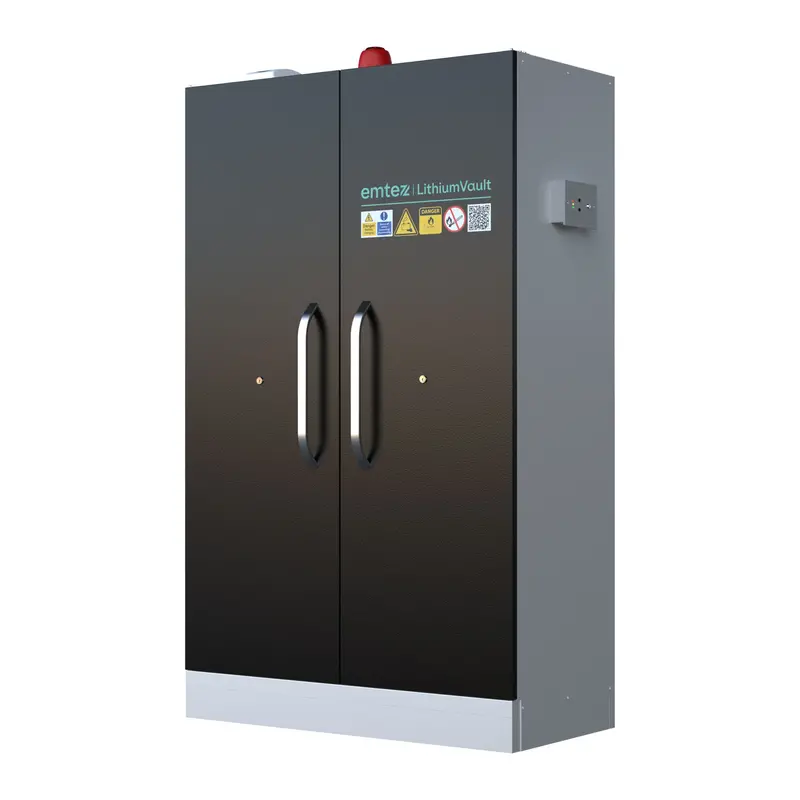 2 Door Lithiumvault Firepro® Cabinet With Control Panel & Charging - Ch-L5f2pgk 1