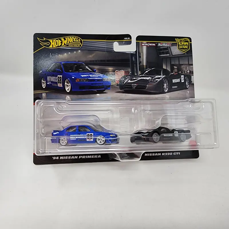 2-Pack * '94 Nissan Primera & Nissan R390 Gt1 * 2024 Hot Wheels 1:64 Scale Case N 1