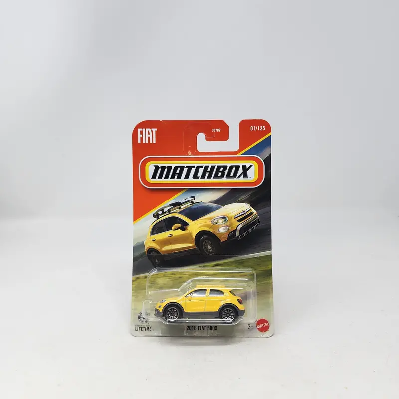 2016 Fiat 500X #1 * Yellow * 2026 Matchbox Basic Mainline Case A 1
