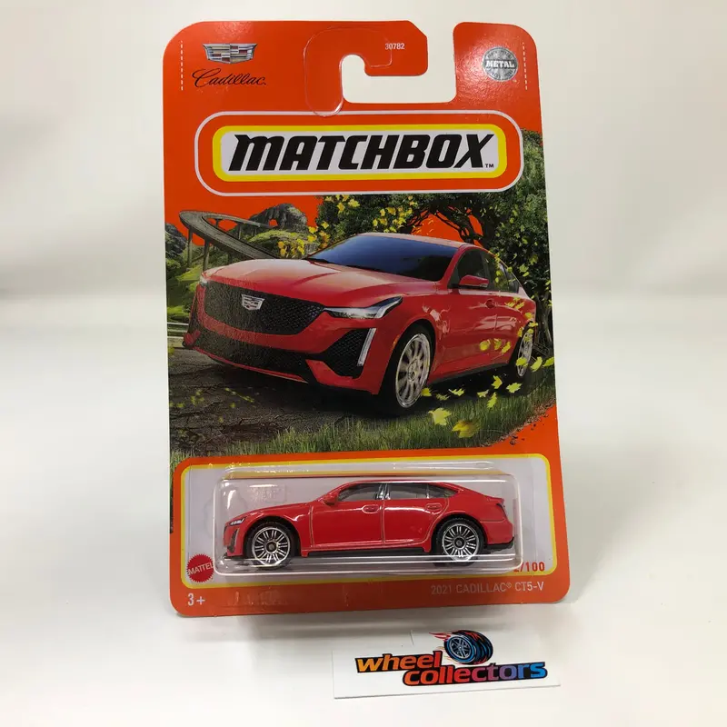 2021 Cadillac Ct5-V #72 * Red * 2022 Matchbox Mix 6 Case F 1