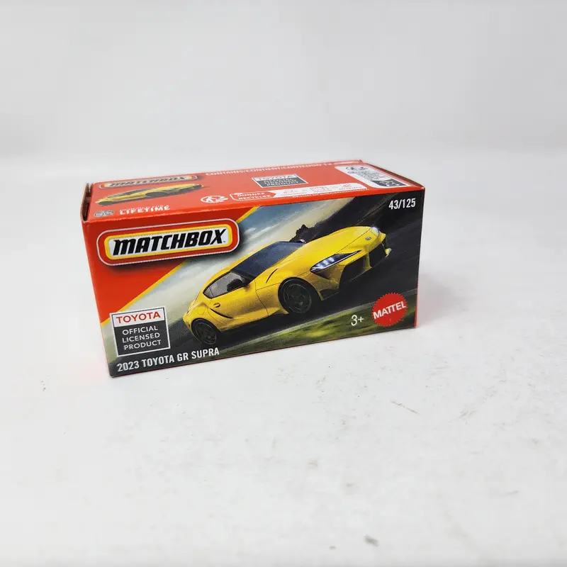 2023 Toyota Gr Supra #43 * 2025 Matchbox Power Grabs Case K 1