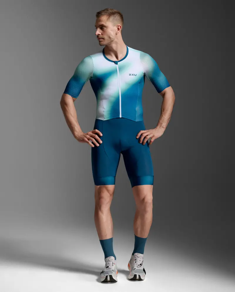 2Xu Men's Aero Hex Sleeved Trisuit 1