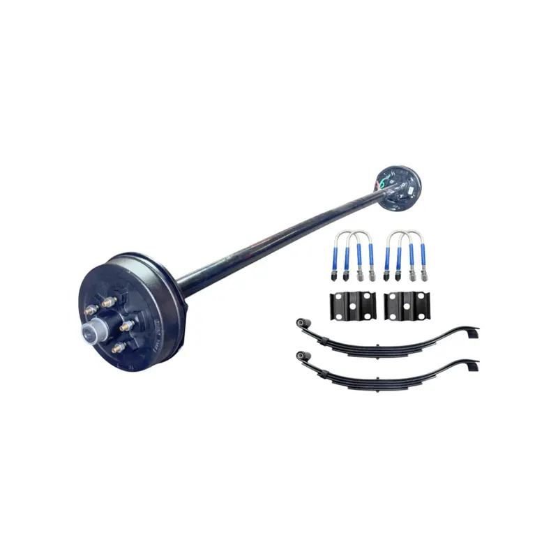 3500 Lb Single Axle Kit - 1 Electric Brake Axle 5 Lug 1