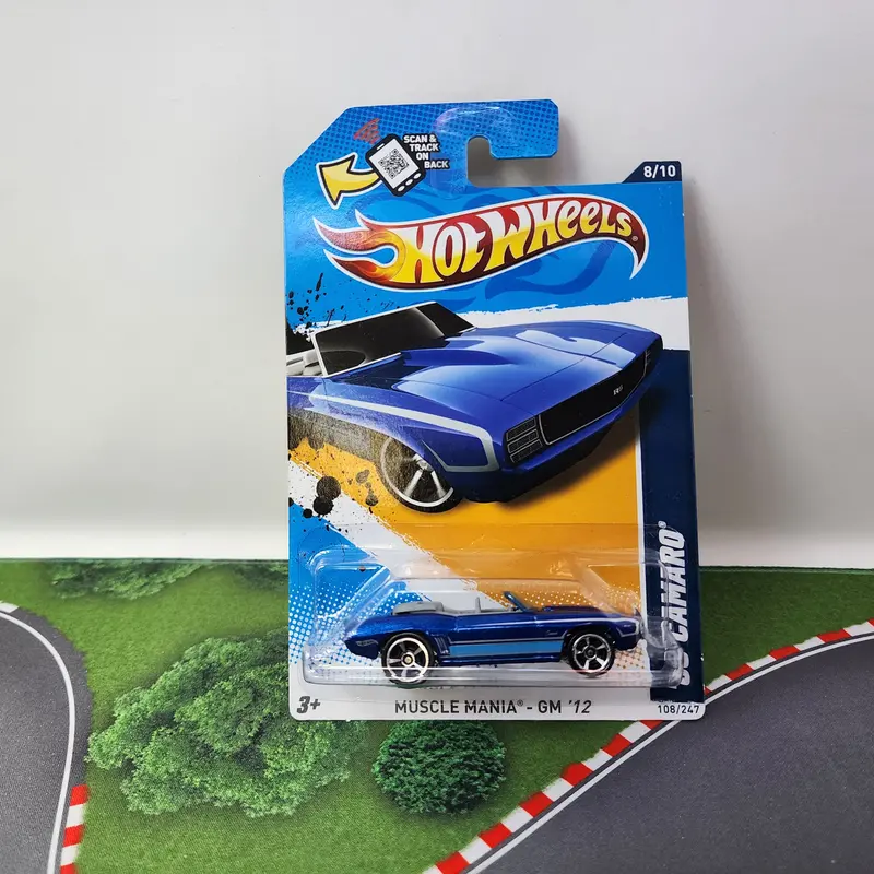 '69 Camaro #108 * Blue Toys R Us Only * Hot Wheels 2012 1