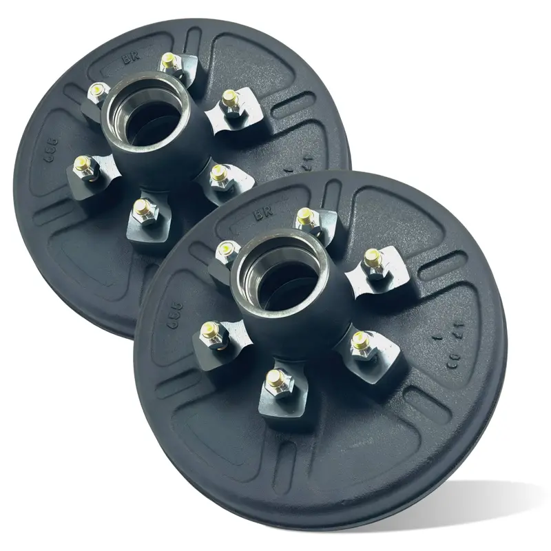 6K Trailer Brake Hub Drum - 6 Lug (Set Of 2) 1