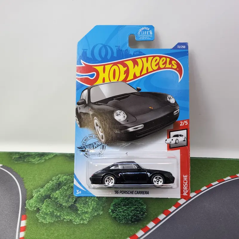'96 Porsche Carrera #72 * Black * Hot Wheels 2020 1