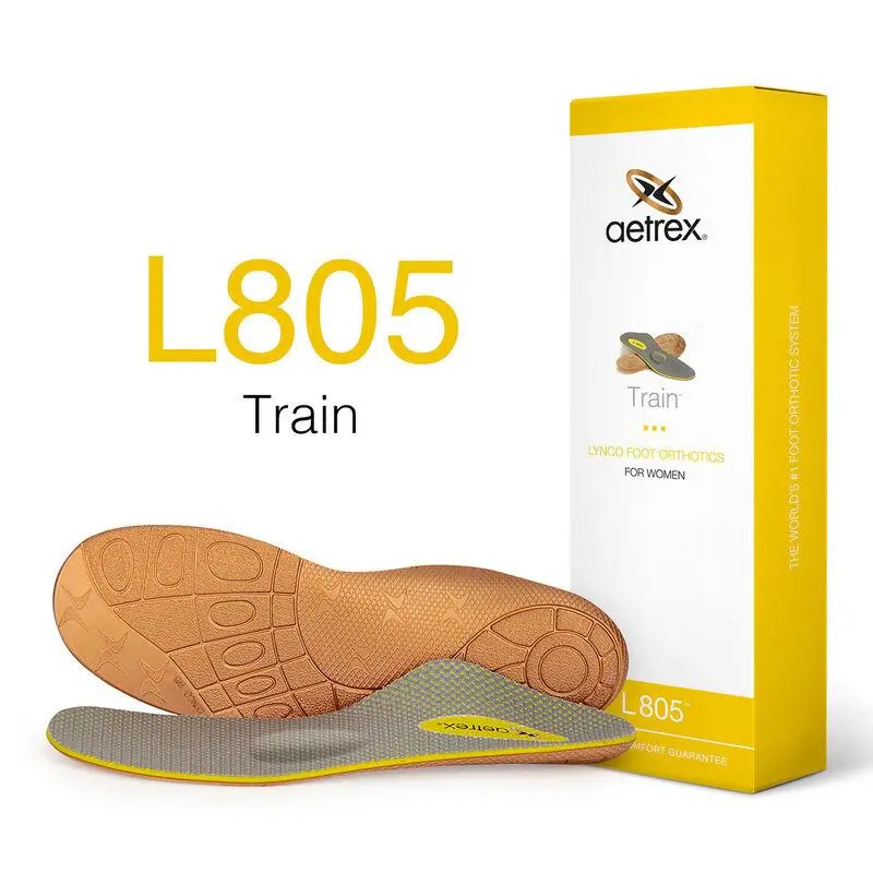 Aetrex Women's Train Orthotics W/ Metatarsal Support 1