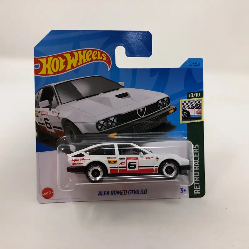 Alfa Romeo Gtv6 3.0 #185 * White * 2024 Hot Wheels Basic Short Card Case A 1