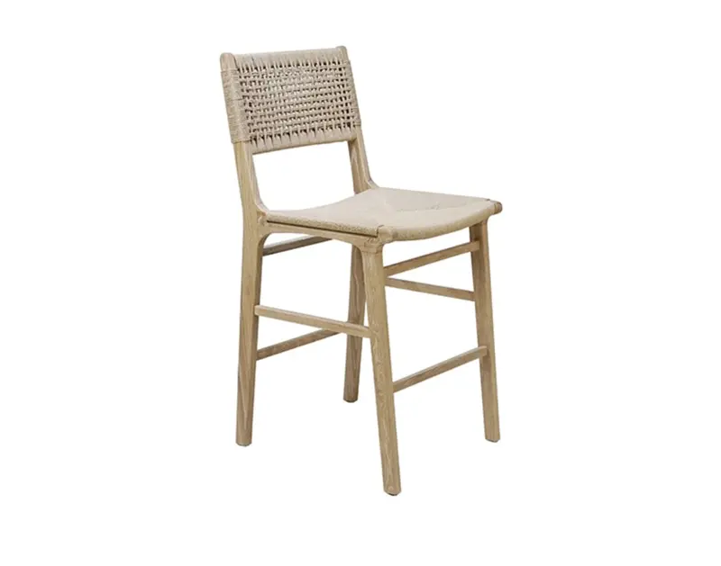 Astrid Coastal Counter Stool - Cerused Oak 1