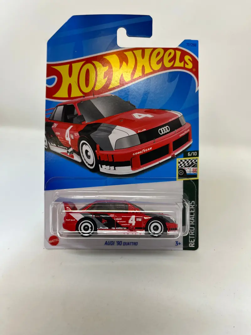 Audi '90 Quattro #77 * Red * 2024 Hot Wheels Basic Case A 1