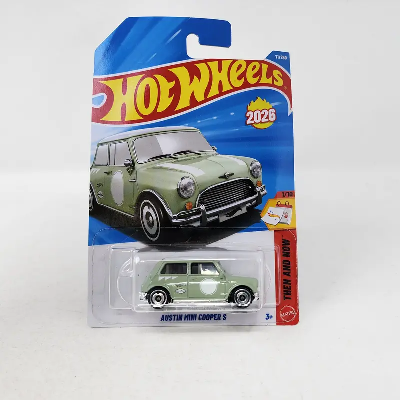 Austin Mini Cooper S #71 * Light Green * 2026 Hot Wheels Case C 1