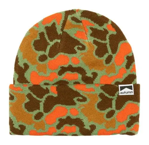 Autumn Duck Camp Surplus Beanie In Moss 1