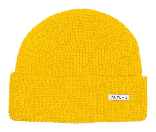 Autumn Waffle Beanie 1
