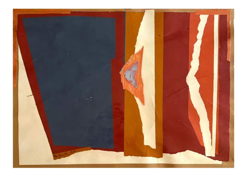 Barbara Beck 1974 Paper Collage 1