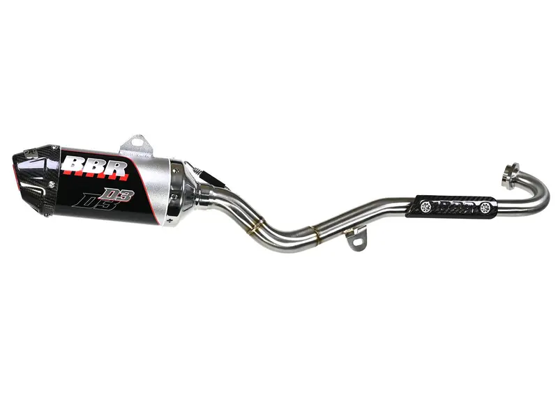 Bbr D3 Exhaust W/ Carbon End Cap - Xr/Crf80/100 85-Present 1