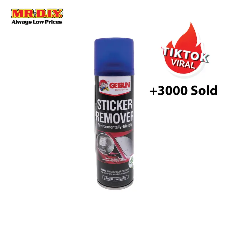 [Best Seller] Getsun Environmentally-Friendly Sticker Remover (220Ml) 1
