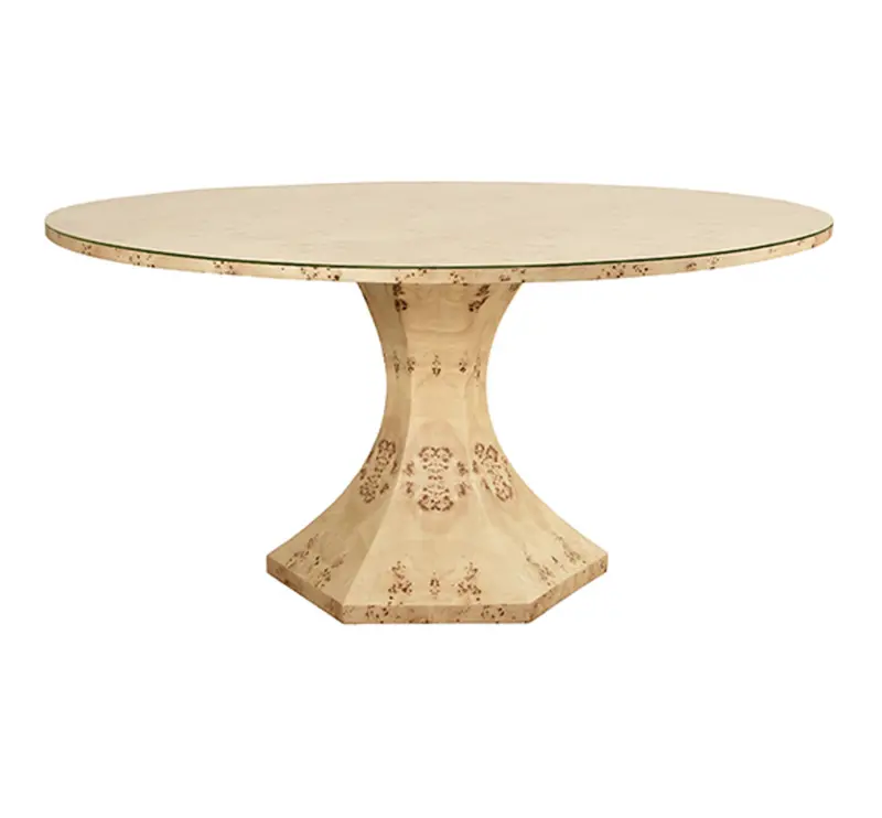 Bryce Light Burlwood 60" Dining Table 1