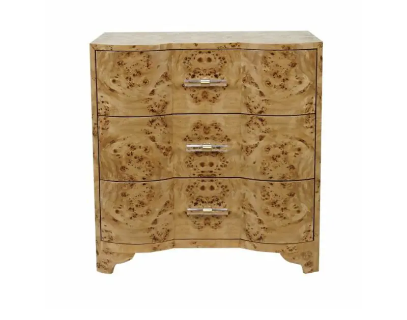 Calvin Side Table - Light Or Dark Burlwood 1
