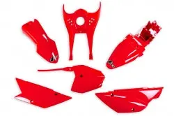 Complete Plastic Kit - Honda Red - Ufo - 2010+ Klx110 & Klx110l 1