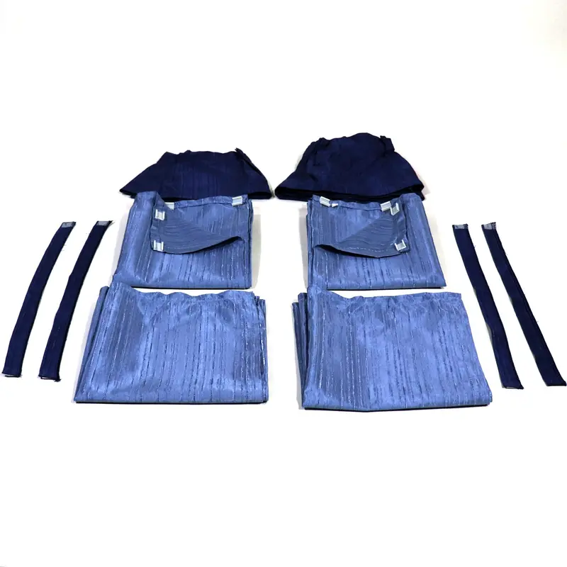 Curtain Set 8 / 10 Foot Box Blue 1
