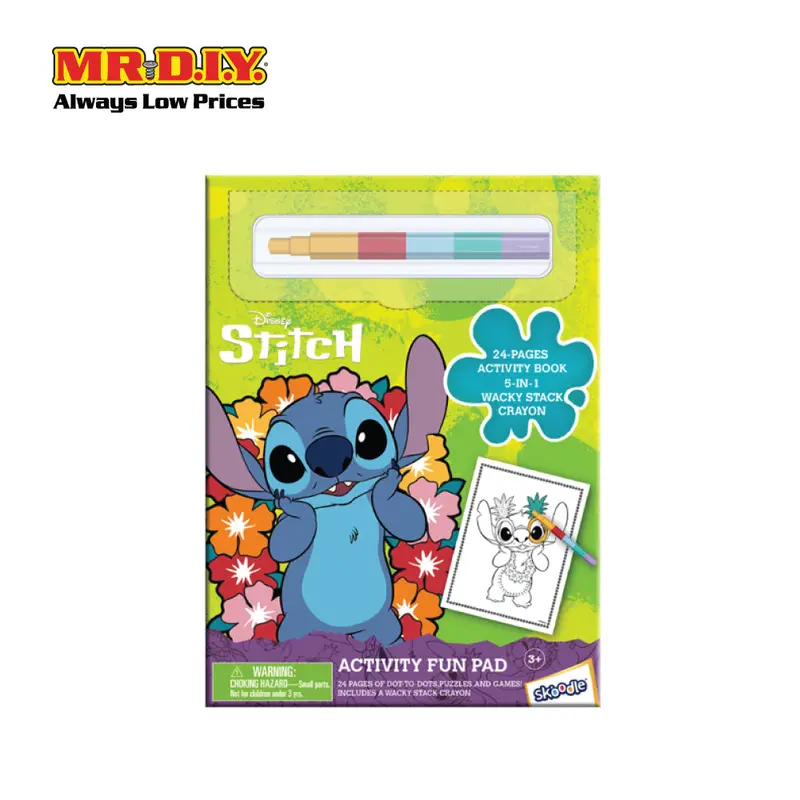 Disney Stitch Fun Pad Stackable Crayon 1
