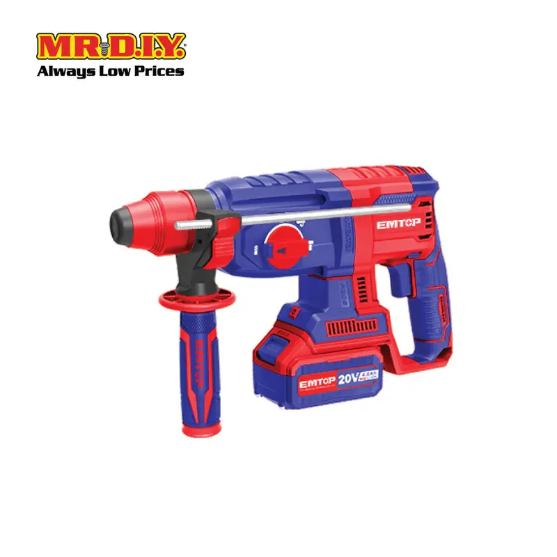 Emtop Lithium-Ion Rotary Hammer Elrh202286-3 1