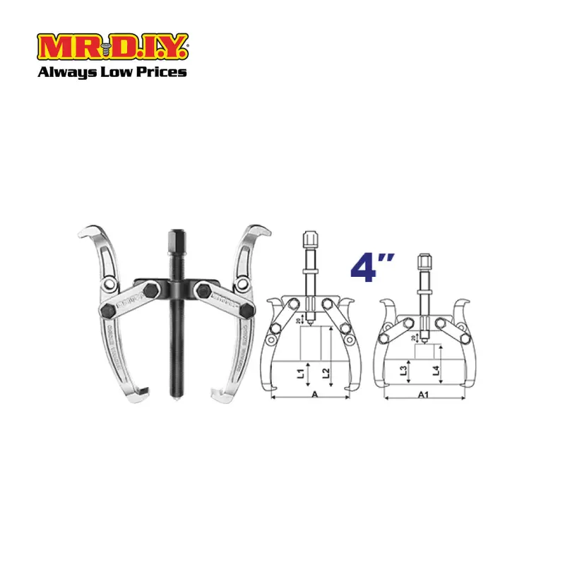 Emtop Two Jaws Puller Egpr08024 4" 1