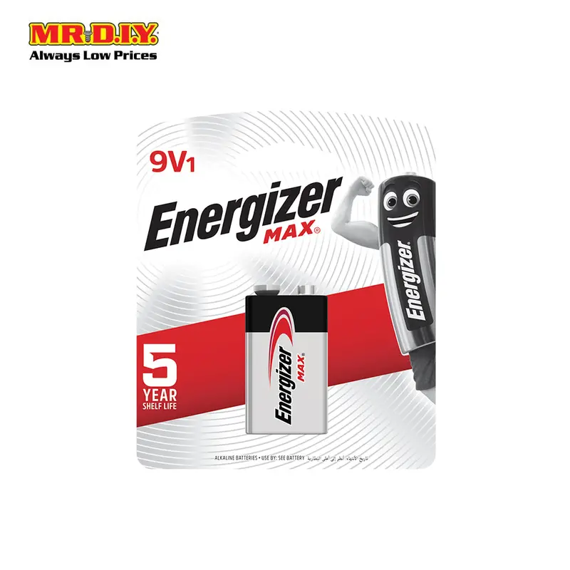 Energizer Max Alkaline Battery 9V 1