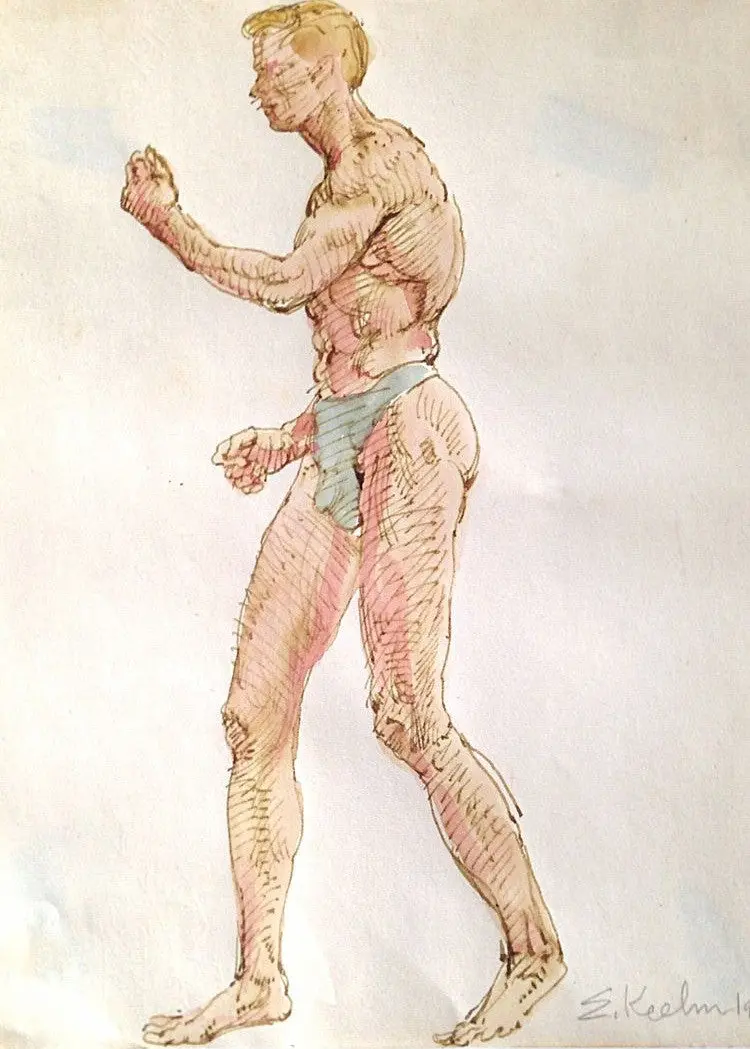 Evan Keehn Watercolor Drawing 1