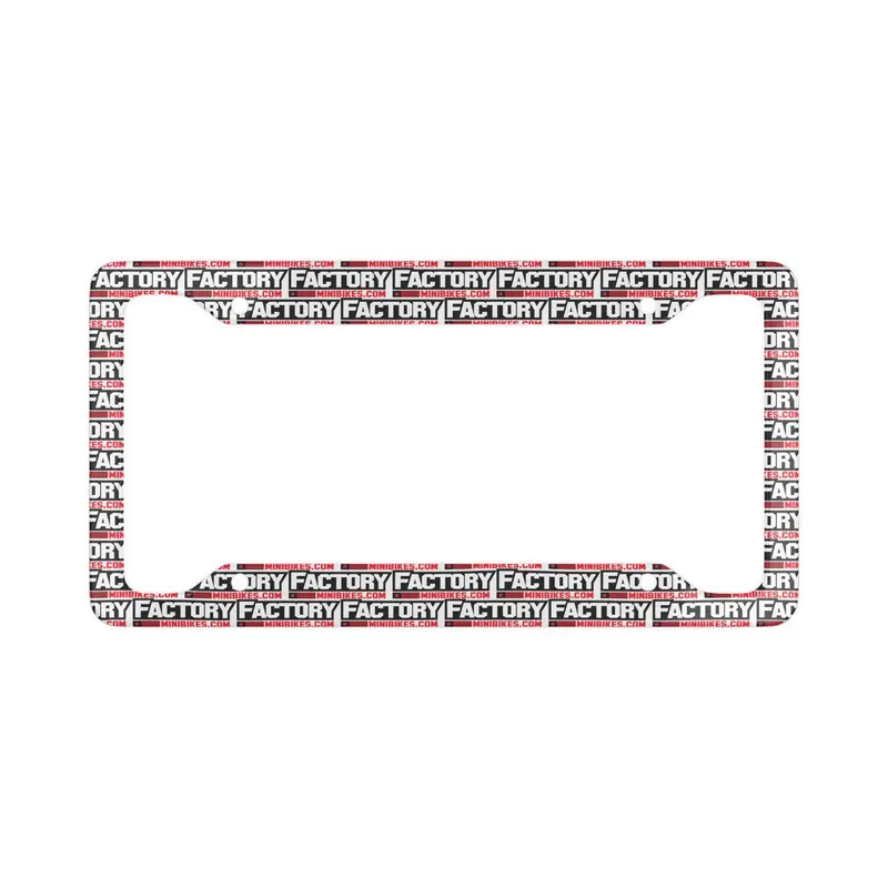 Factory License Plate Frame 1