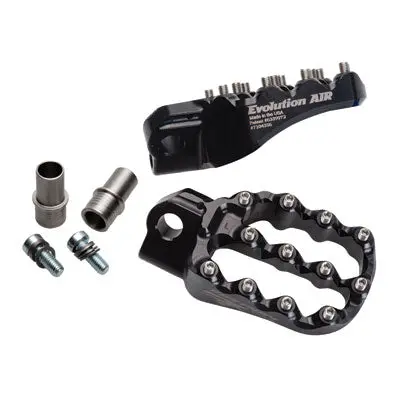 Fastway Evo Air Motorcycle Foot Pegs Kit - Klx110 Stock Mounts 1