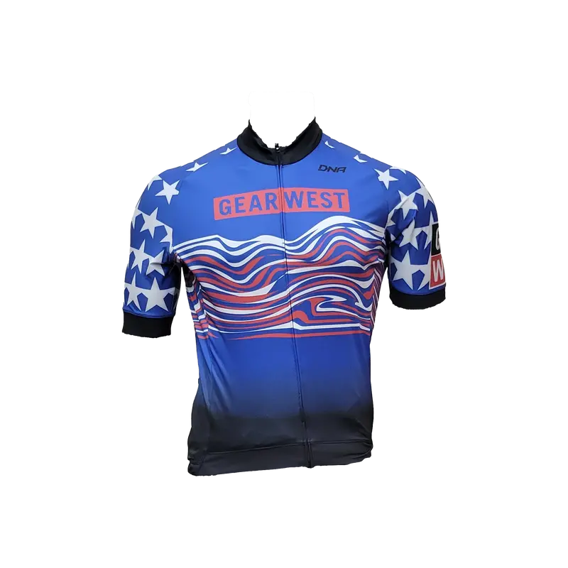 Gear West Men's Dna Cycling Distance Short Sleeve Jersey 1