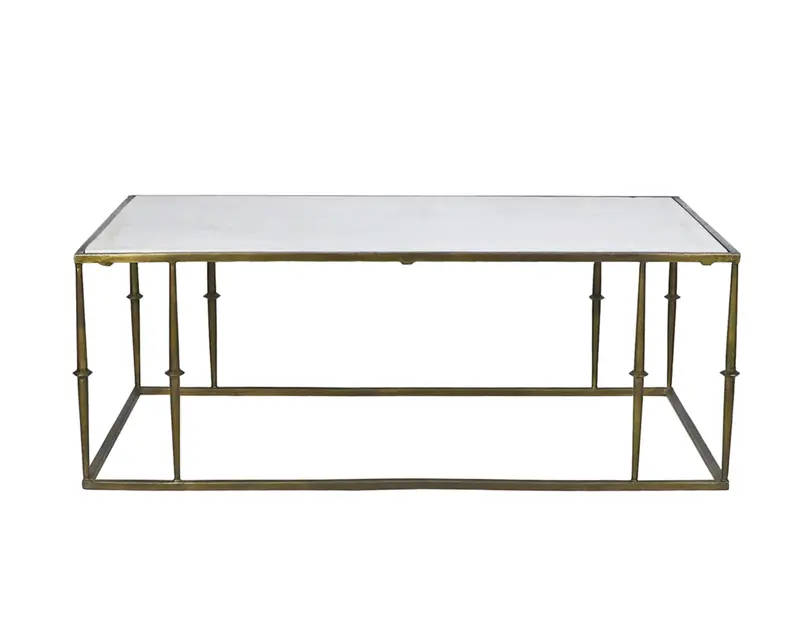 Glam Marble Top Coffee Table - Matthew Izzo Collection 1