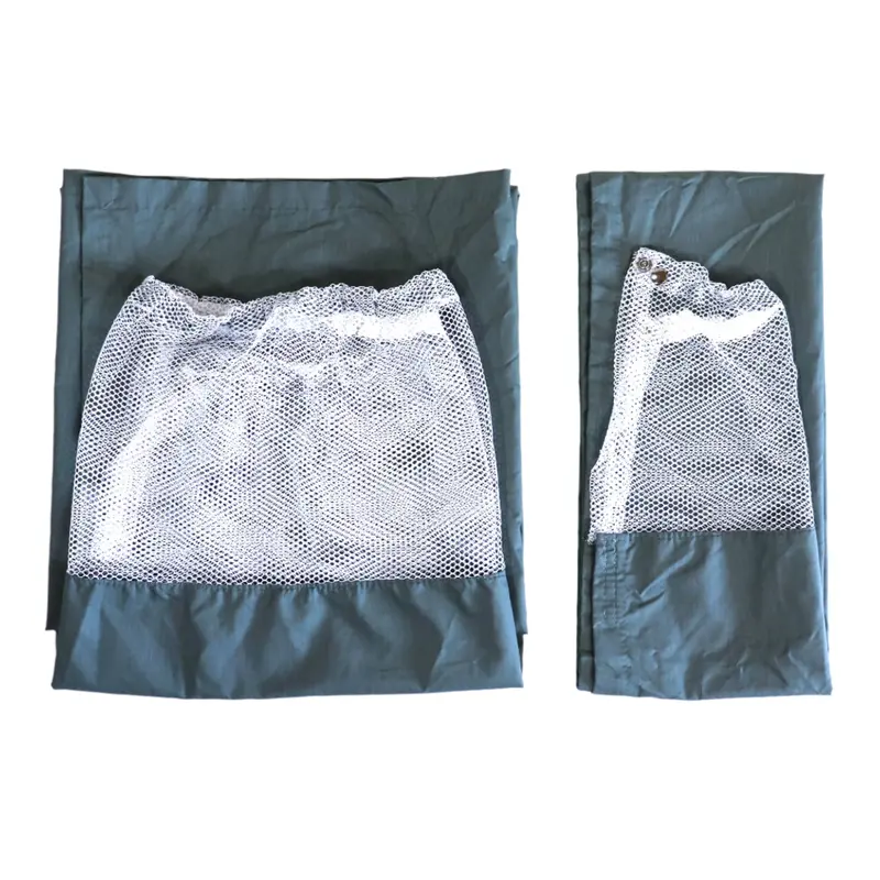 Green Dressing Room Curtain Set 1