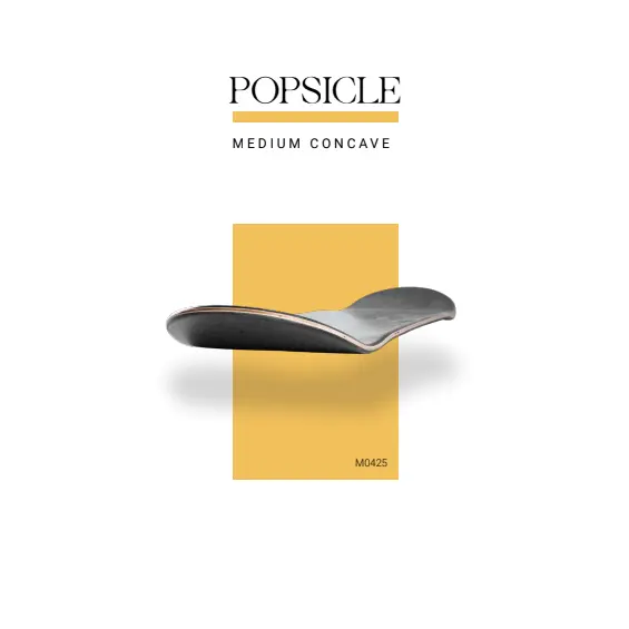 Hlc Mfg Blank Skateboard Deck - Popsicle Shape 1