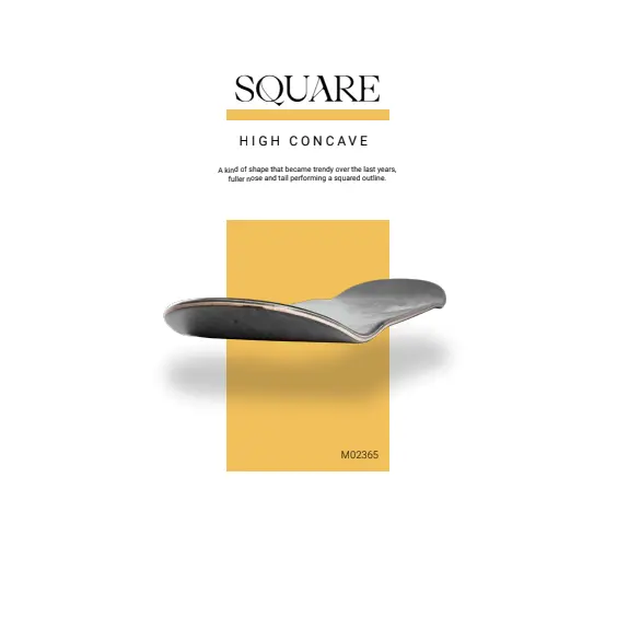 Hlc Mfg Blank Skateboard Deck - Square Shape 1