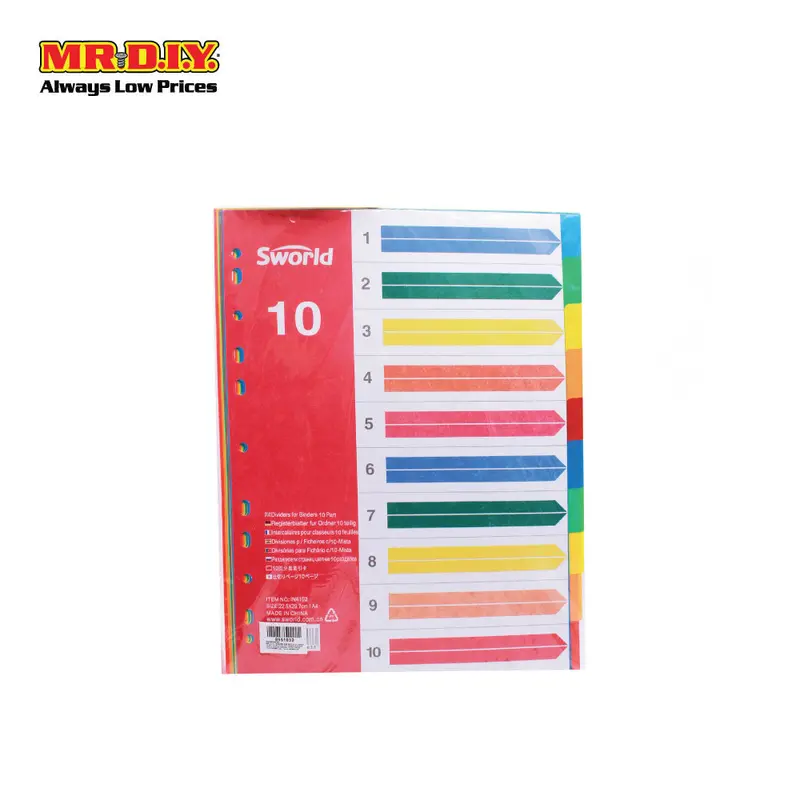 Index Divider 10 In 1 1