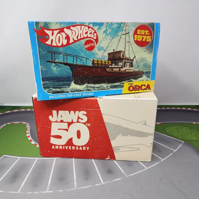Jaws Movie 50Th Anniversary The Orca * Hot Wheels Sdcc Mattel Creations 1