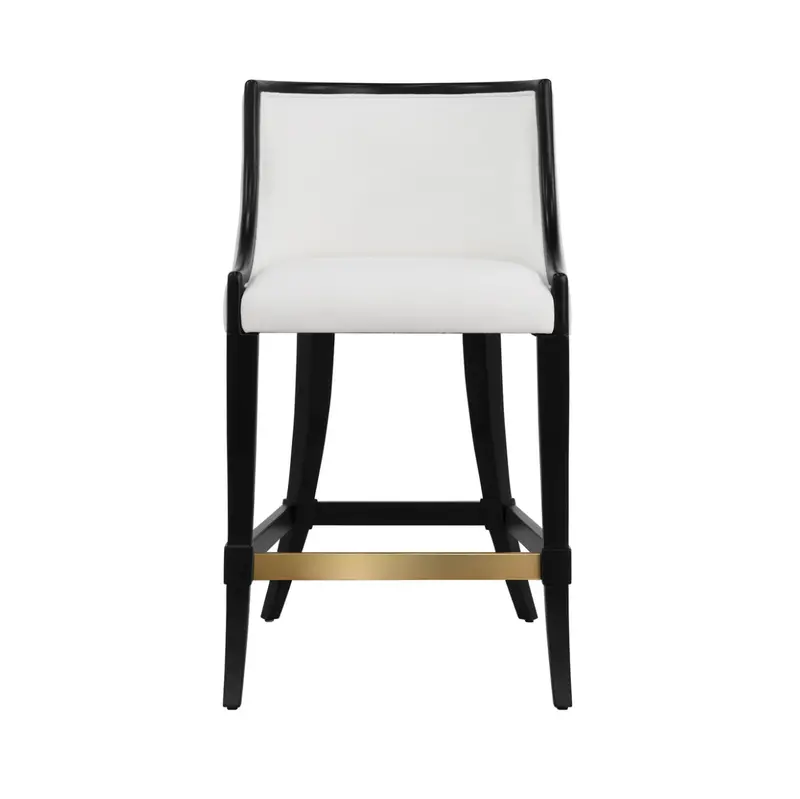 Keaton Counter Stool - Matte Black Lacquer 1
