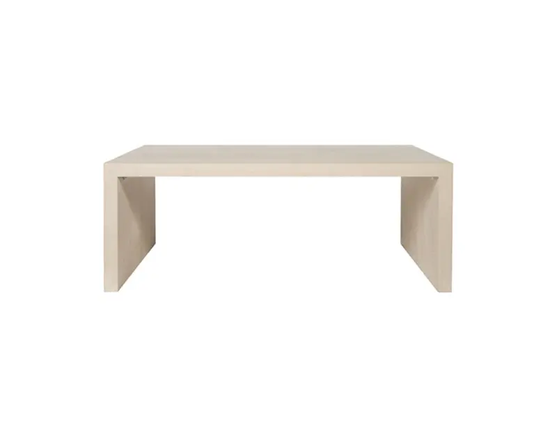 Kenneth Modern Minimalist Cerused Oak Coffee Table 1