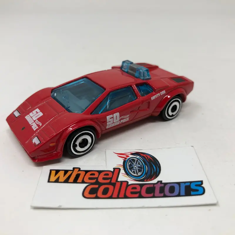 Lamborghini Countach Pace Car * Red * Hot Wheels Loose 1:64 Scale 1