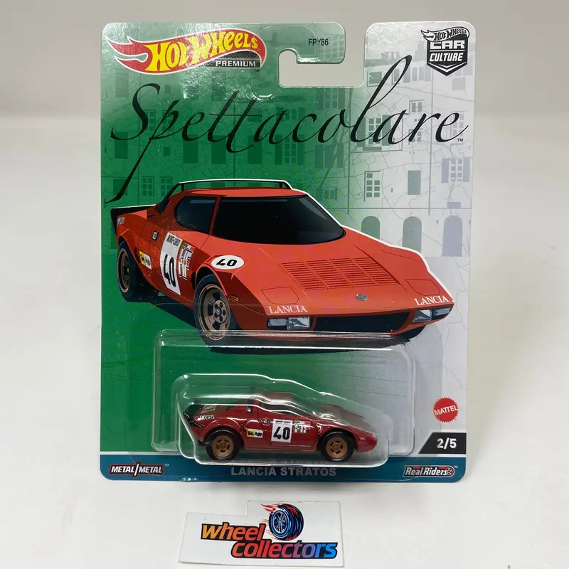 Lancia Stratos #2/5 * 2023 Hot Wheels Spettacolare Car Culture 1