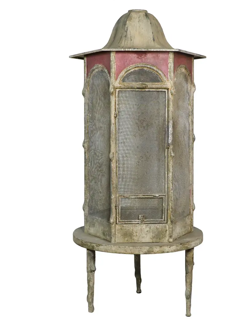 León Garden Faux Bois Aviary - Matthew Izzo Collection 1
