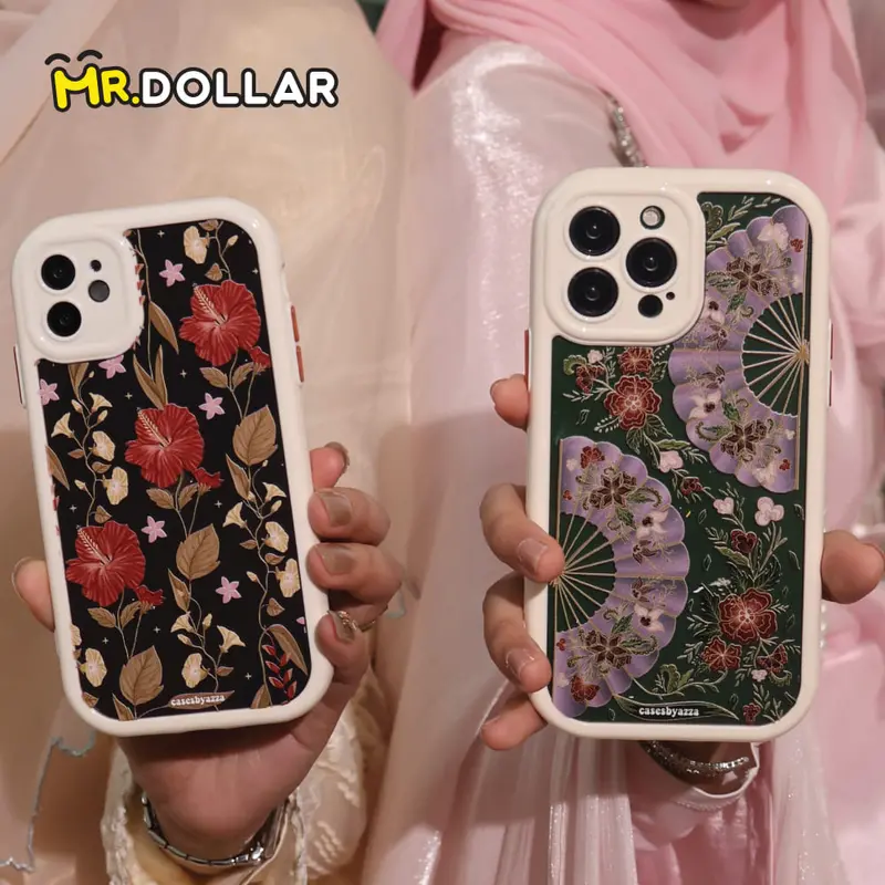 [Limited Edition] Casebyazza Thick Double-Layered Phone Case Merdeka Collection - Bunga Raya 1