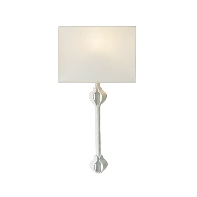 Linda Tole Leaf Wall Sconce - White 1
