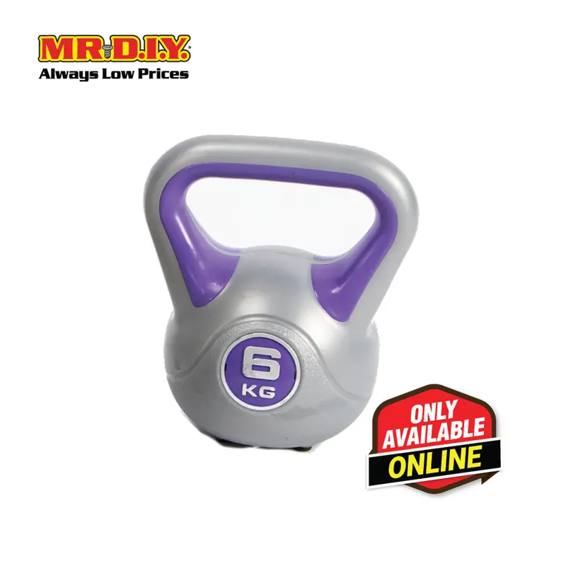 Liveup Sports Cement Kettlebell (6Kg) - Purple Ls2047 1